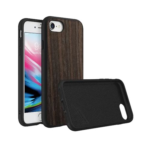 Чехол RhinoShield SolidSuit Black Oak для iPhone SE 3 | SE 2 | 8 | 7 ...