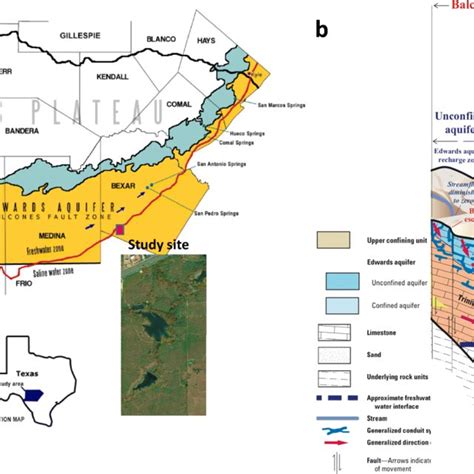 Hydrogeologic Setting In The San Antonio Segment Of The Edwards Aquifer Download Scientific