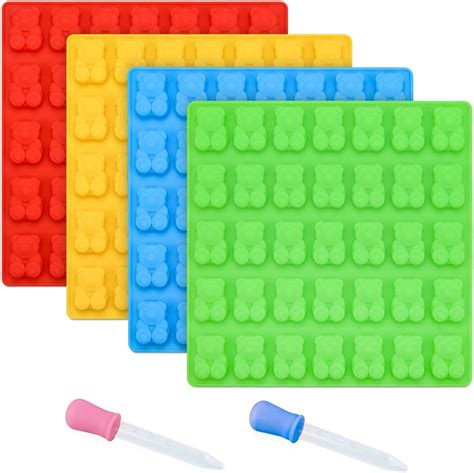 Gummy Bear Molds Candy Molds Large Gummy Molds 1 Inch Bear Chocolate