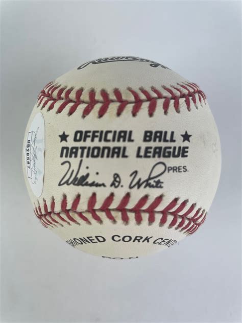 Lot Detail Stan Musial Signed Onl Baseball Jsa