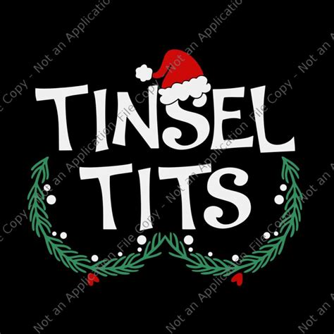 Jingle Balls Tinsel Tits Couples Christmas Svg Tinsel Tits Svg Jingle