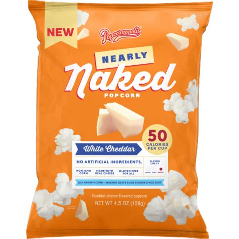 Popcornopolis Nearly Naked White Cheddar Popcorn Oz King Soopers