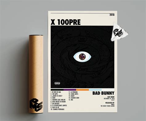 Bad Bunny Poster X Pre Poster X Pre Tracklist Album Etsy Ireland