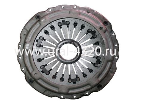 184-1601090 Диск нажимной с кожухом в сборе (корзина лепестковая ...