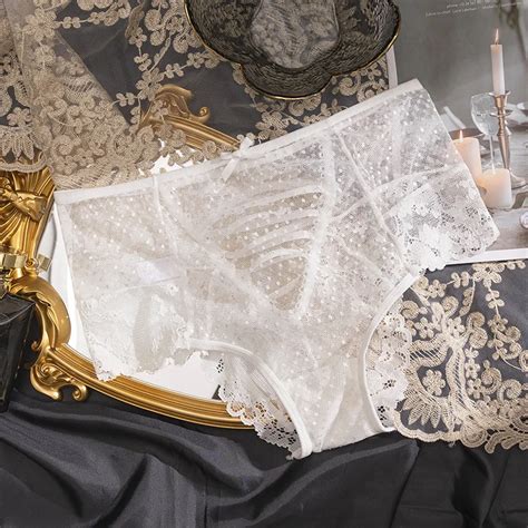 In Stock Wholesale Floral Lace Transparent Hollow Out Womens Lingerie