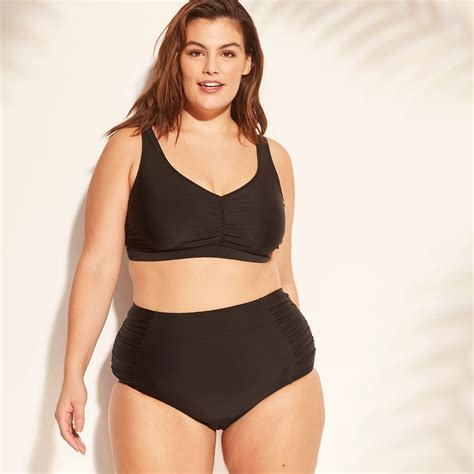 Kona Sol Plus Size High Waist Bikini Bottom