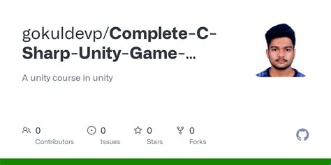 GitHub - gokuldevp/Complete-C-Sharp-Unity-Game-Developer-2D: A unity ...