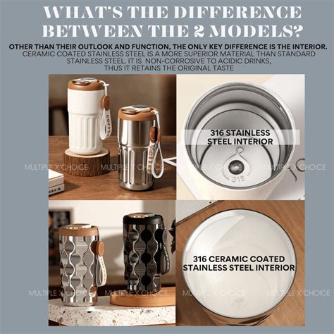 Insulated Stainless Steel Vacuum Hot Cold Tumbler Bottle With Smart Temperature Display