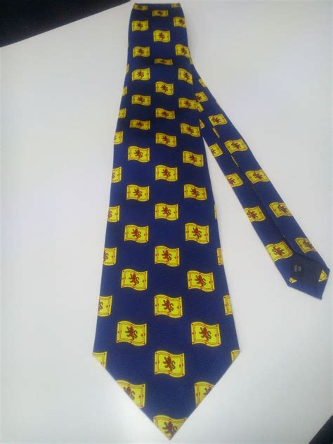 Tie 100 Silk Scotland Flags Saltire Whisky Clearence Ebay