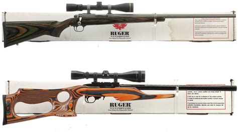 Two Ruger Rifles With Boxes Rock Island Auction