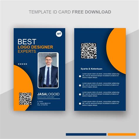 instantly  id card template sample   microsoft word