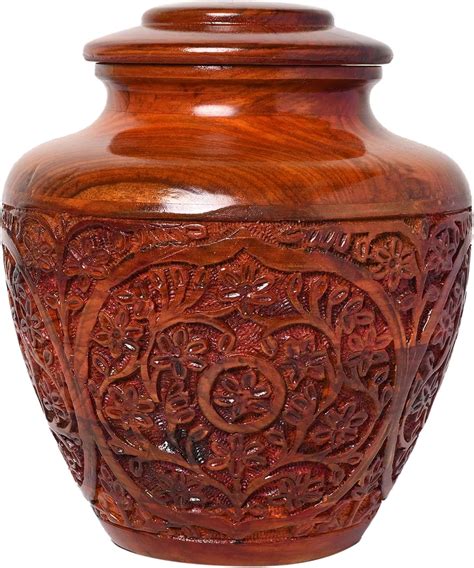 Amazon.com: SOULURNS Rosewood Cremation Urn for Human Ashes Adult Male