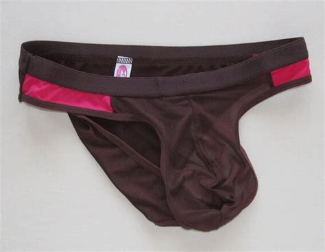 G Hot Men Sexy Bikini Mesh Pouch Tricot Back W Panel EBay