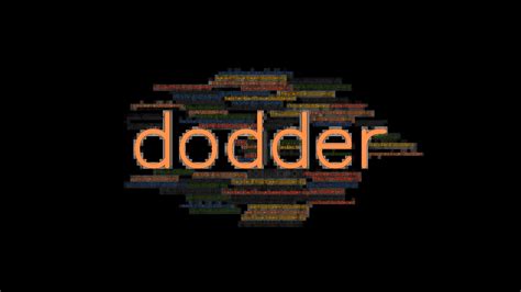 Dodder Past Tense: Verb Forms, Conjugate DODDER - GrammarTOP.com