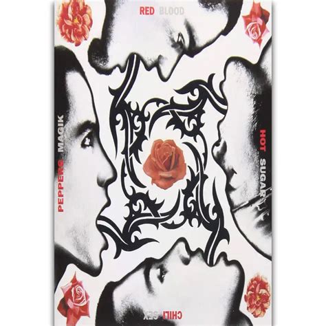 S Album Cover Red Hot Chili Peppers Blood Sugar Sex Magik Rock Wall Art Painting Print On