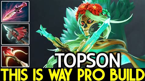 TOPSON Muerta This Is Way Pro Build Full Red Items Dota 2 YouTube