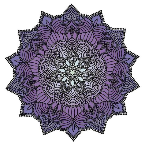 ¿qué Representa El Color Morado De Los Mandalas Foto 1