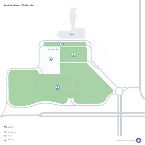 Appleton Airport (ATW) Parking Rates and Map