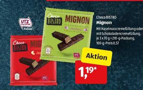 Choco Bistro Mignon Angebot Bei Aldi S D Prospekte De