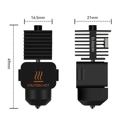 Sada Hotend Pre Bambu Lab A1 A1 Mini Fast Speed Hot End S Tryskou 0 2 M