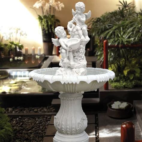 China Granite Nude Boy Gilr Fontana Christian God Cherub Water Fountain Buy Cherub Fountain