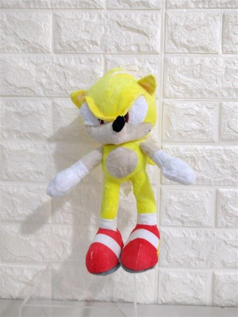 Peluche Sonic Super Sonic Amarillo Otaku Cine Y Animé