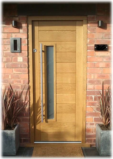 Contemporary Front Doors Oak Iroko And Other Woods Bespoke Doors