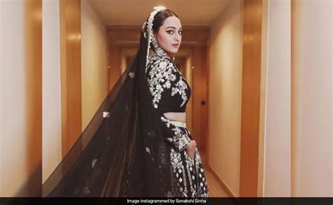 Sonakshi Sinha S Black Bride Look Gets Love From Rumoured Boyfriend