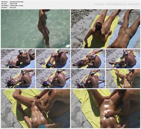 Blonde Fucks On Public Nude Beach VoyeurPapa