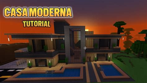 Como Hacer Una Gran Casa Moderna En Minecraft Turorial Youtube