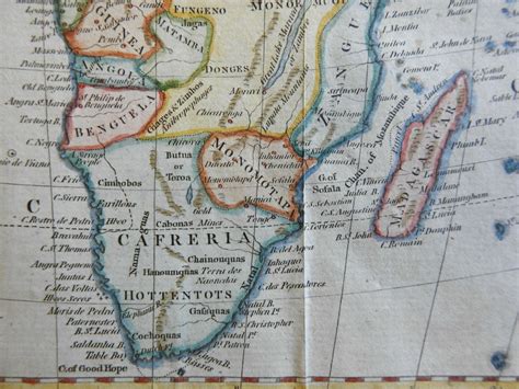 Africa Continent Guinea Congo Abyssinia Zanzibar Sudan Egypt 1802