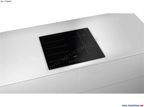 Встраиваемая индукционная варочная панель Bosch PXE611FC1E (Black ...
