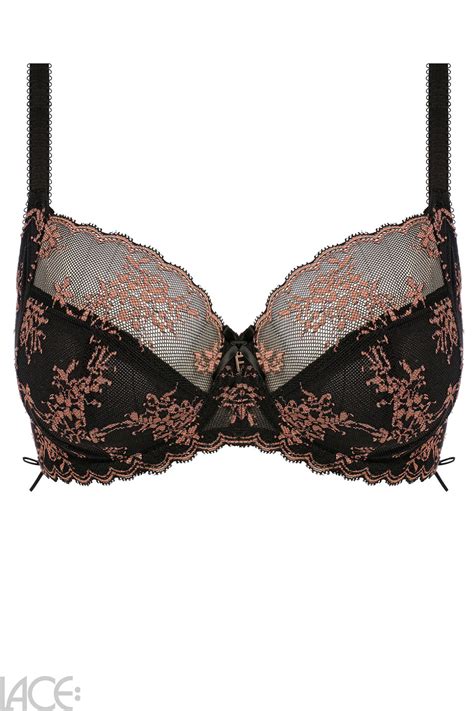 Freya Lingerie Offbeat Decadence Beha F M Cup BLACK Lace Lingerie Nl