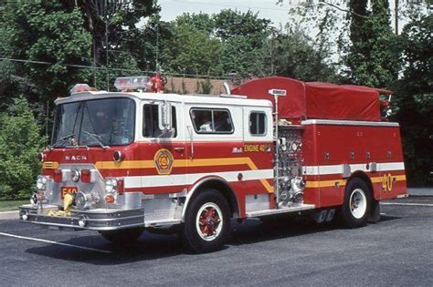 Paxtang PA Engine 40 1980 Mack CF Pumper Fire Apparatus Slide Fire