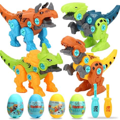 Ovo Surpresa Dinossauro Para Montar Brinquedo Interativo Bee Toys