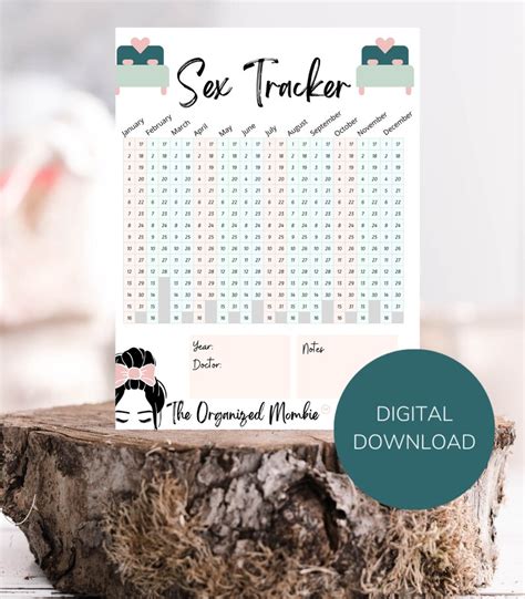 Sex Tracker Instant Download Couples Sex Printable Tracker Etsy