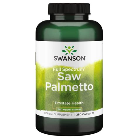 Со Пальметто 540 мг // Swanson Saw Palmetto 540 mg, 250 капсул - купить ...