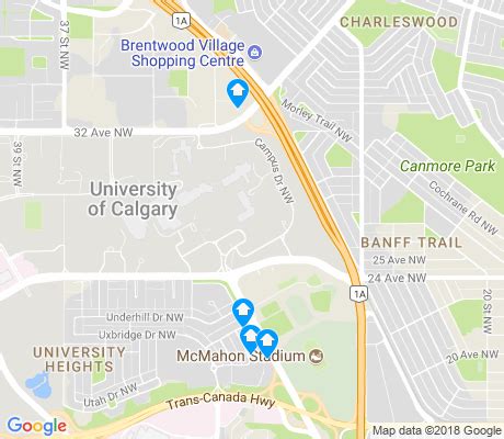 Calgary University Campus Map