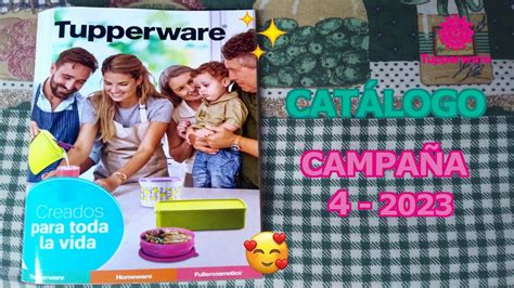 Catálogo Tupperware Campaña 4 2023 YouTube