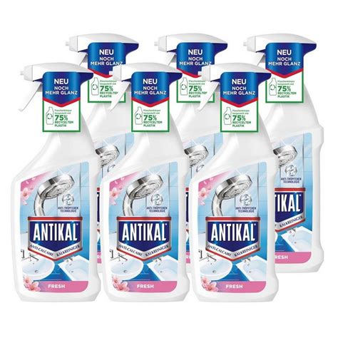 Antikal Antikal Kalkreiniger Fresh 700ml - Badezimmerreiniger (6er Pack ...