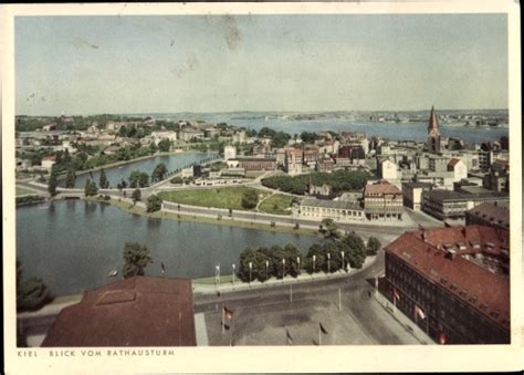 Ansichtskarte Postkarte Kiel Blick Vom Rathausturm Akpool De