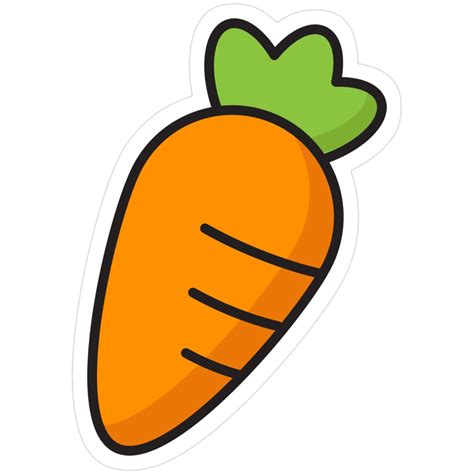 carrot icon sticker artofit