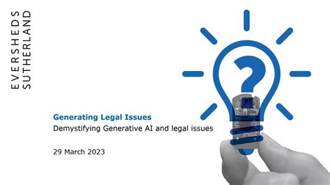 Demystifying Generative Ai And The Legal Issues It Raises Am Session