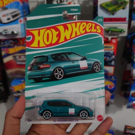 Jual Hot Wheels Honda Civic EG Hijau Free Protektor Shopee Indonesia