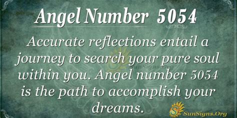 Angel Number 5054 Meaning: True Reflections - SunSigns.Org