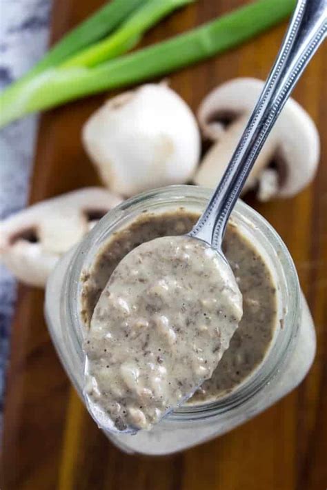 Gluten Free Cream Of Mushroom Soup (Condensed) • Dishing Delish