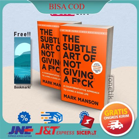Jual The Subtle Art Of Not Giving A FUCK Mark Manson English Version Shopee Indonesia