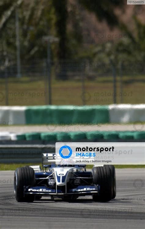 Juan Pablo Montoya COL Williams BMW FW25 Qualified In Eighth Position