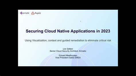 Securing Cloud Native Applications In Youtube