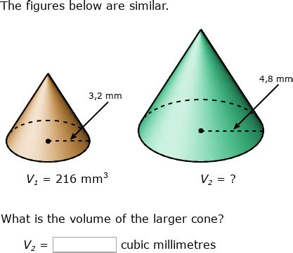 Ixl Volume And Surface Area Of Similar Solids Grade Maths Practice